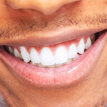 Closeup of a man smiling